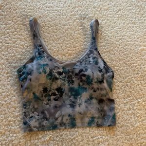 Align Tank blue tie/dye size 6